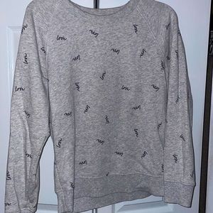 Old Navy Love Sweatshirt.